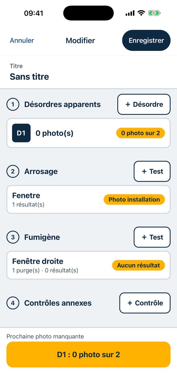 Application mobile : quatre étapes et rappel de la prochaine photo manquante